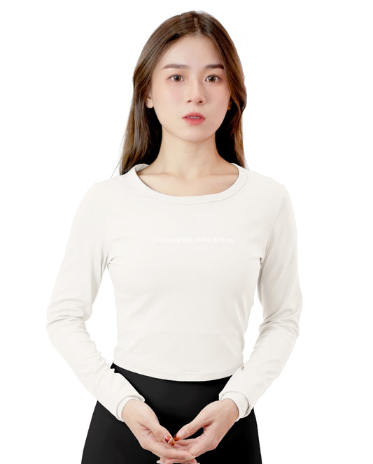 Agile Long Sleeves Crop Top